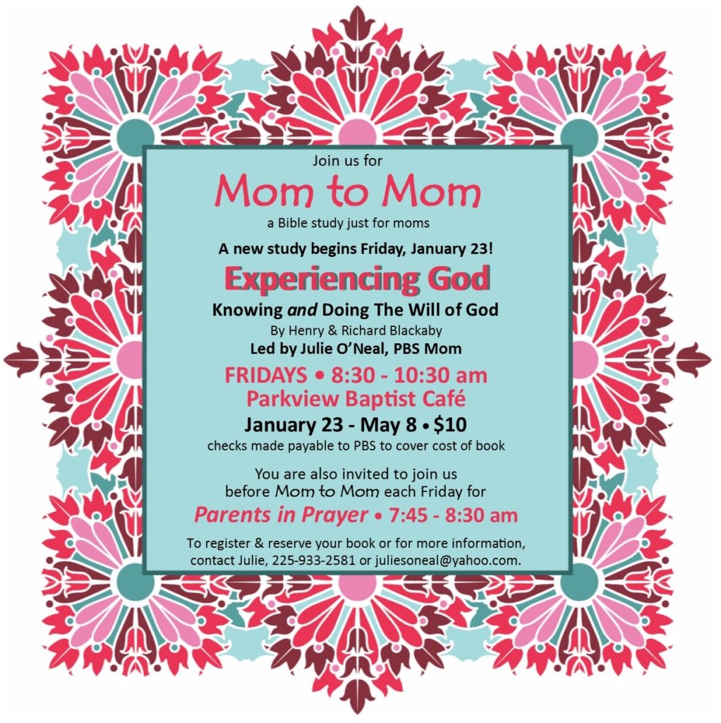Experiencing God flyer