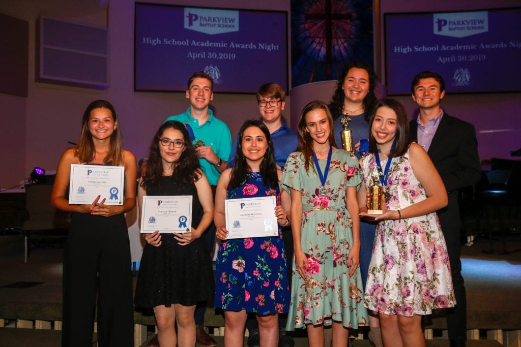 2019 High School Awards Ceremony Parkview Baptist SchoolParkview
